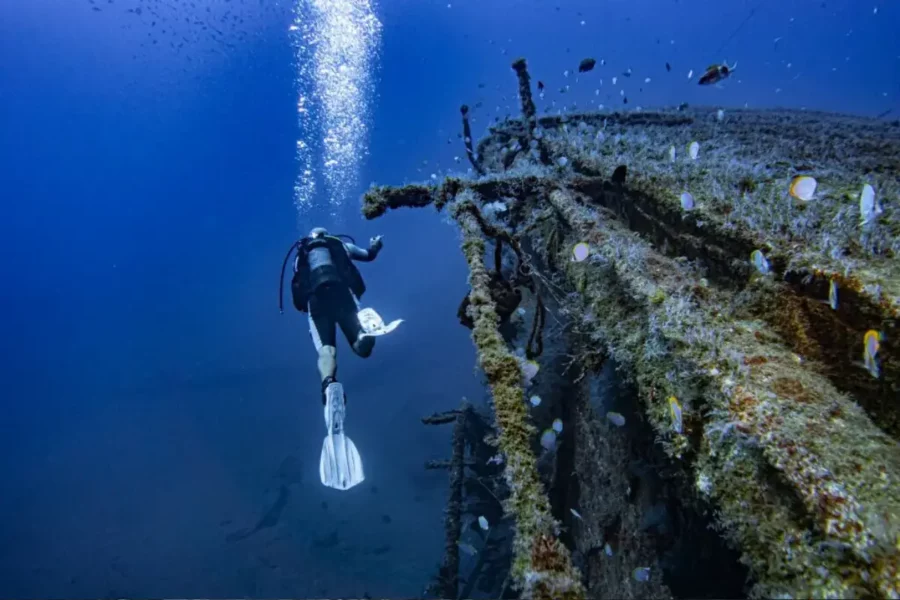 RFA Darkdale Shipwreck, Saint Helena Island